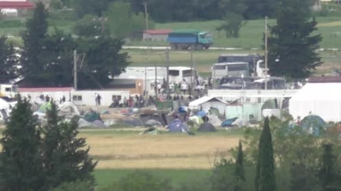 Macedonia: Refugees bused from Idomeni as authorities continue eviction