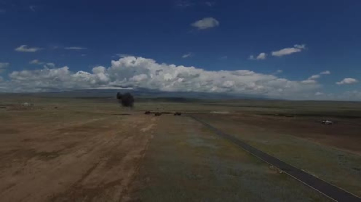 Armenia: Drone footage captures explosive anti-terror drills