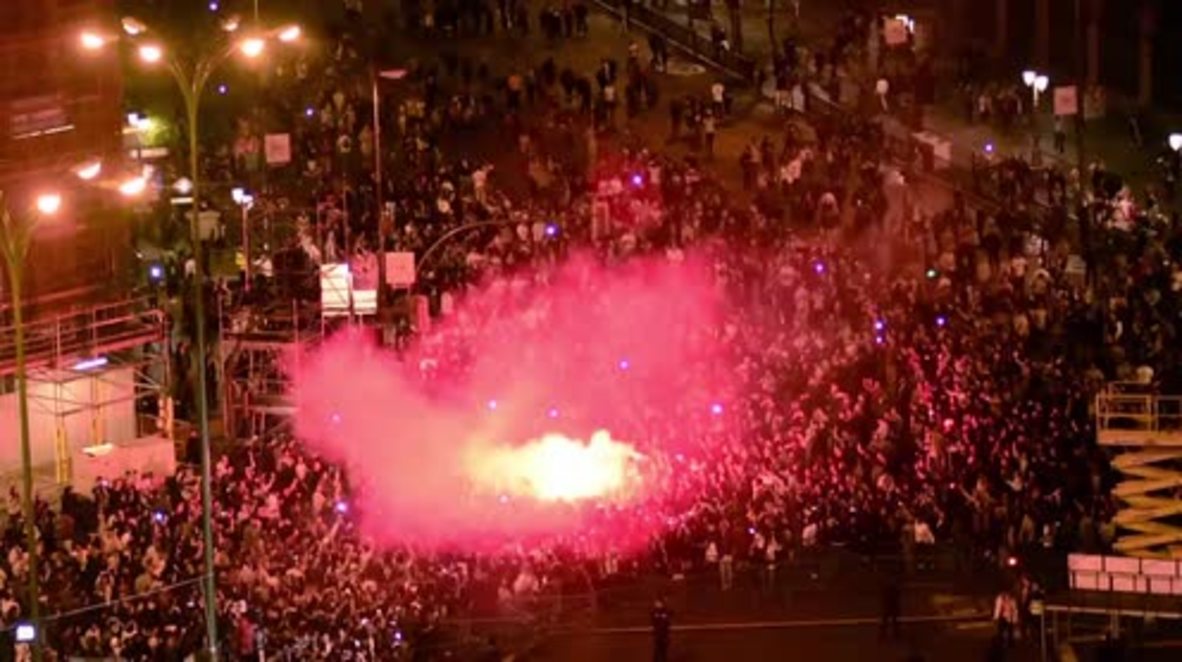 Spain: Real Madrid fans celebrate 11th Champions League victory