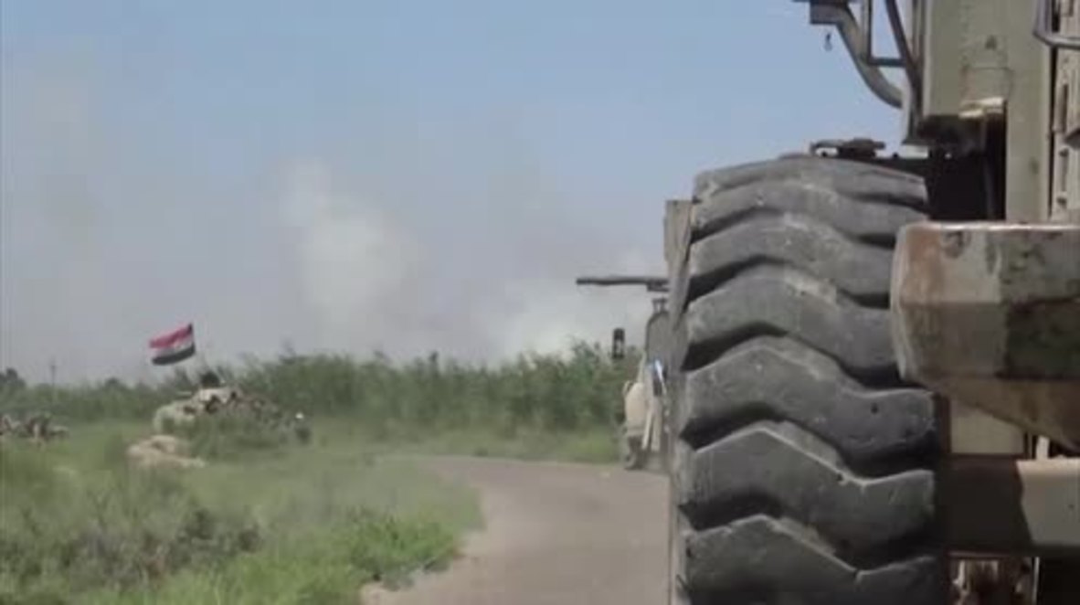 Iraq: Footage captures army advancing on IS positions in Fallujah