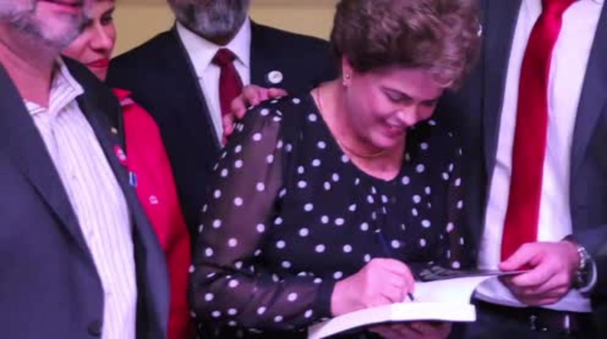 Brazil: Dilma in defiant mood during anti-Temer book launch