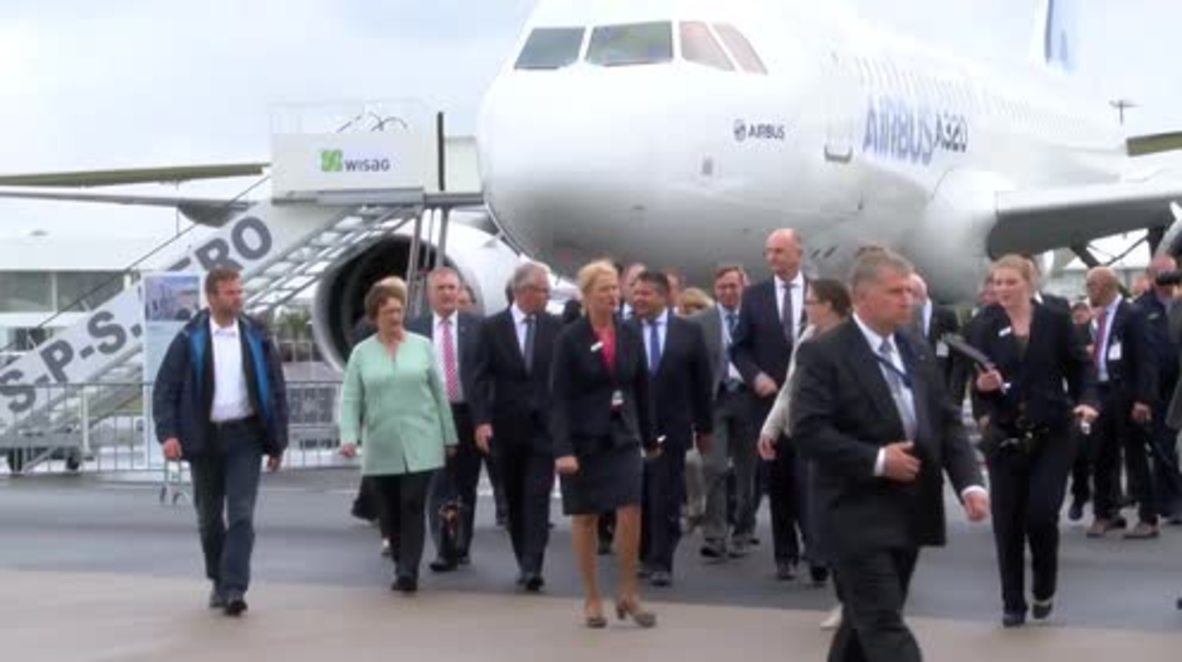 Germany: VC Sigmar Gabriel joins ILA Air Show opening in Berlin