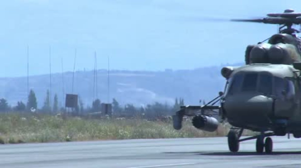 Syria: Russian army transports 10yr old Syrian girl to receive medical treatment in Russia