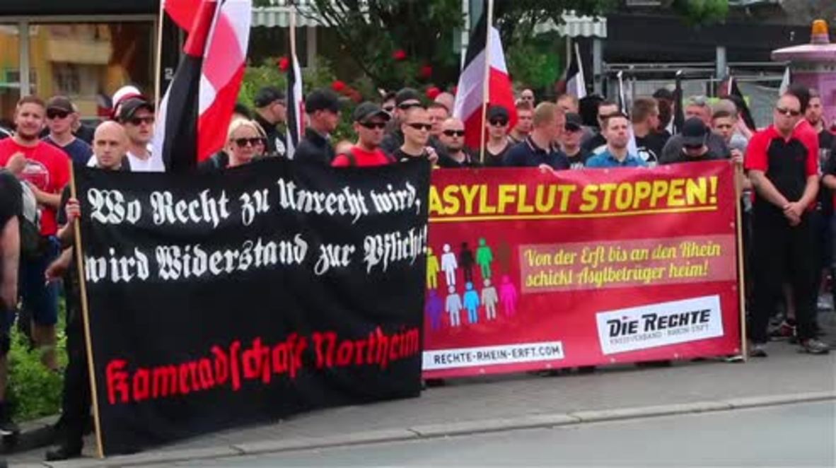 Germany: Hundreds of far-right protesters march against refugees in Dortmund