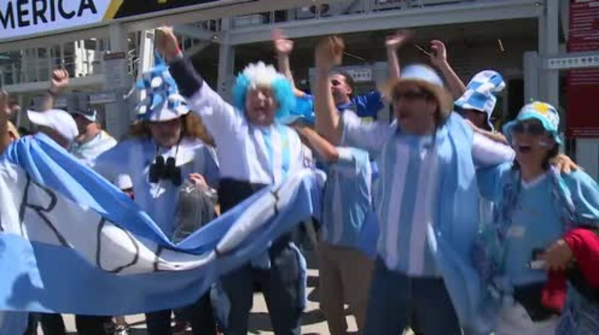 USA: Argentina and Chile football fans ready for vital Copa game