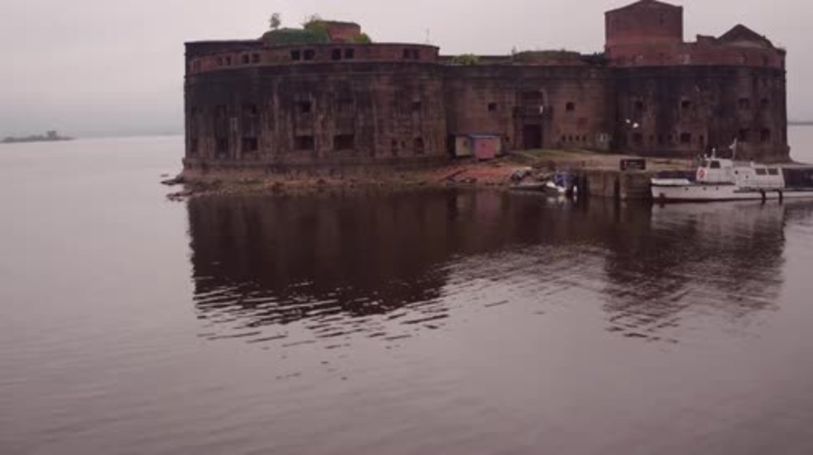 Russia: Drone captures ghostly abandoned 'Plague fortress' from Tsar Alexander I era