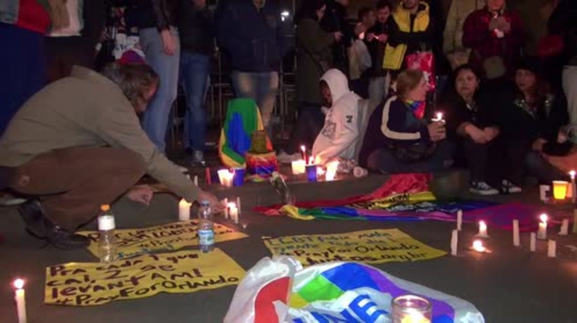 Brazil: Sao Paulo commemorates Orlando mass shooting victims