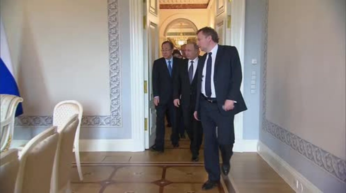 Russia: Ban Ki-moon thanks Putin for strong 'global leadership'