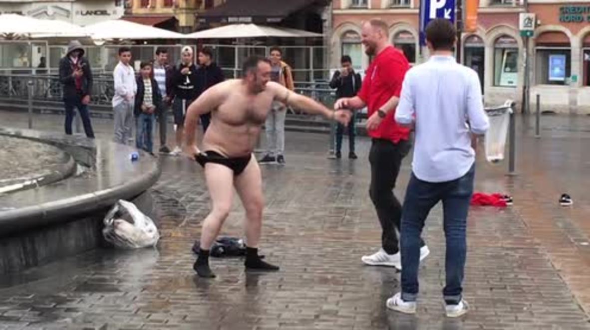 France: Fountains of SHAME! English fans overstay their welcome in Lille
