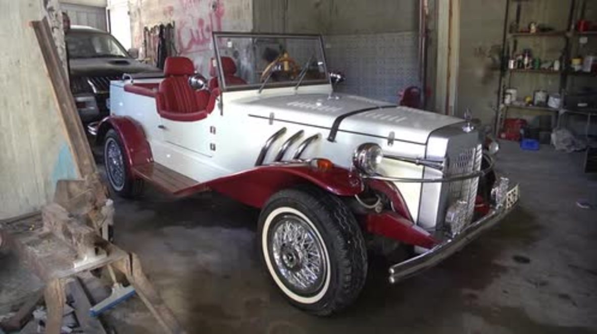 State of Palestine: Mercedes classic car replica proves to be head turner in Gaza