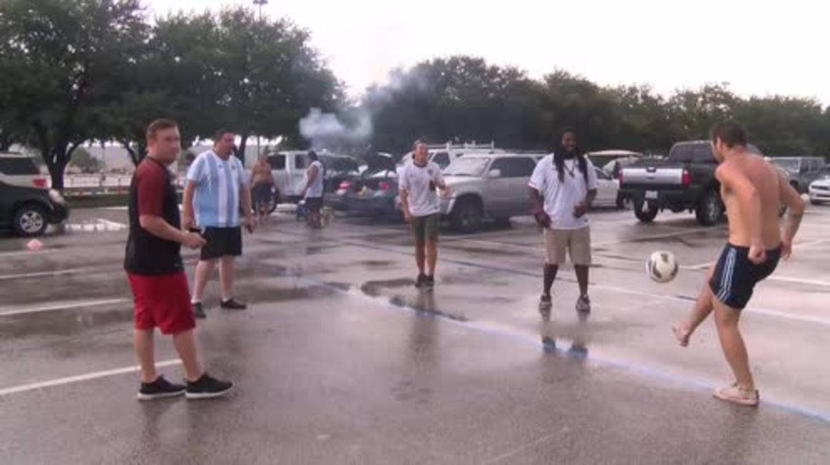 USA: Argentine and USA fans prepare for Copa America semi-final