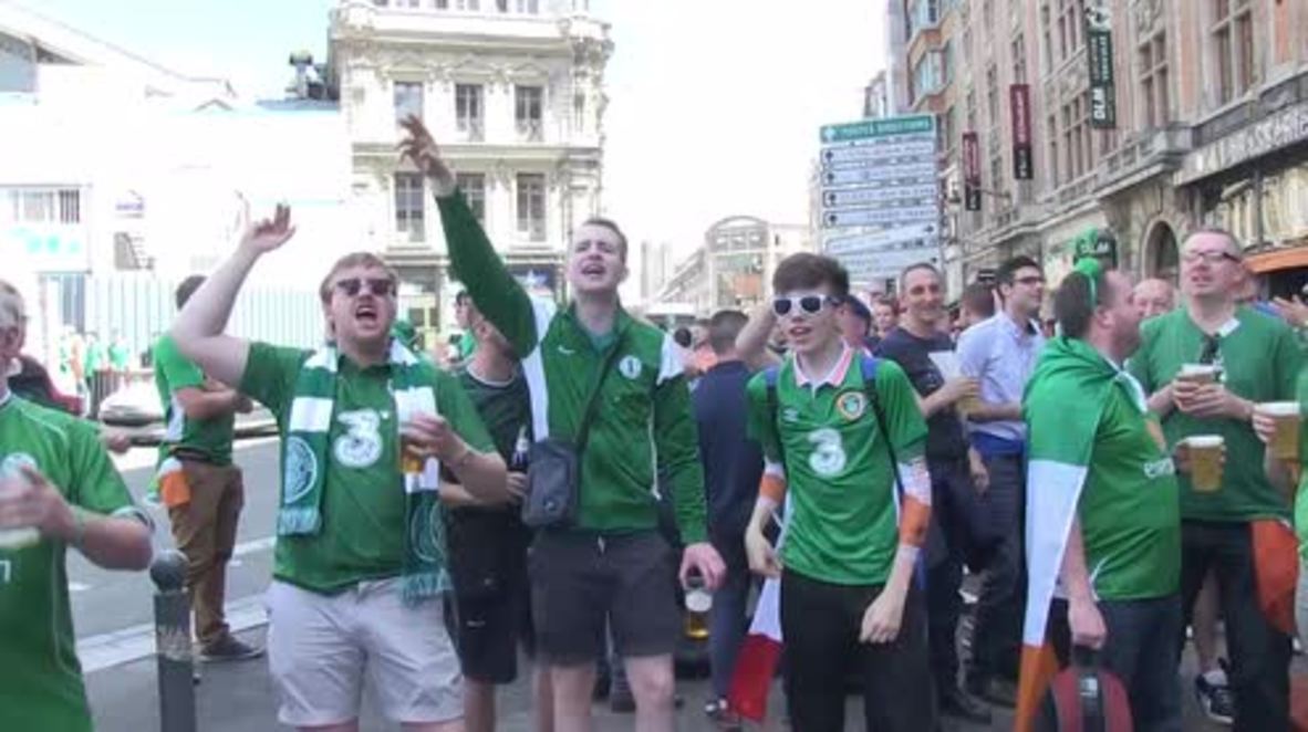 France: Irish football fans gear up crucial Italy match