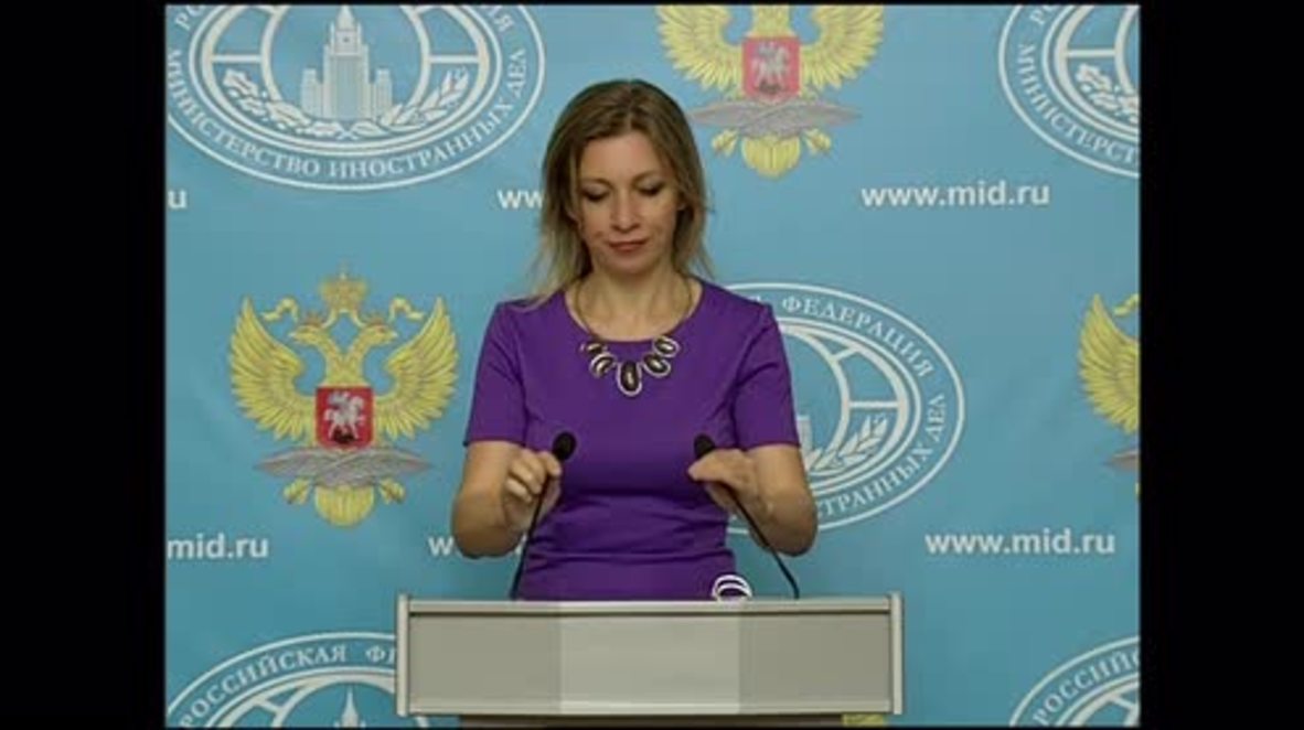 Russia: FM's Zakharova calls for closure of Syria-Turkey border