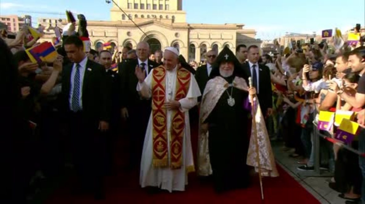 Armenia: Pope Francis calls for Turkish-Armenian reconciliation in Yerevan