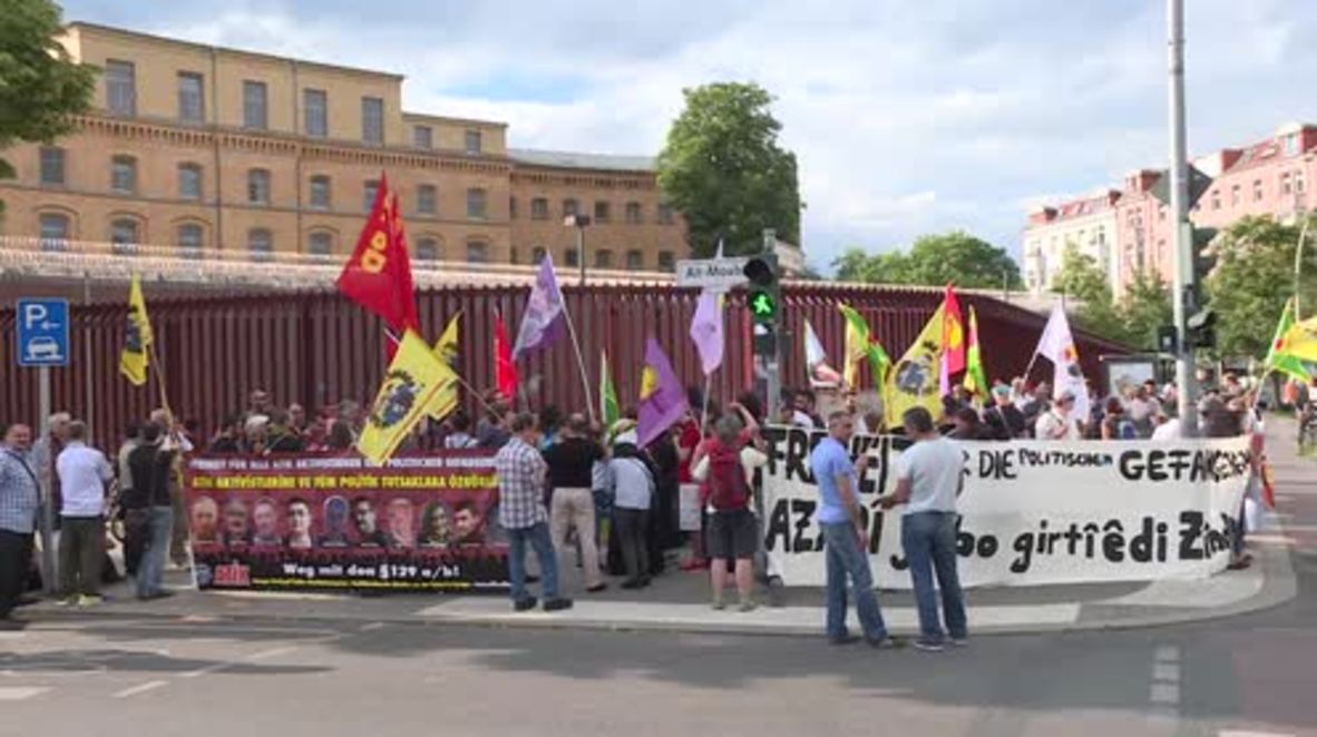Germany: Pro-Kurdish demo rails against detainment of Kurdish prisoners in Berlin