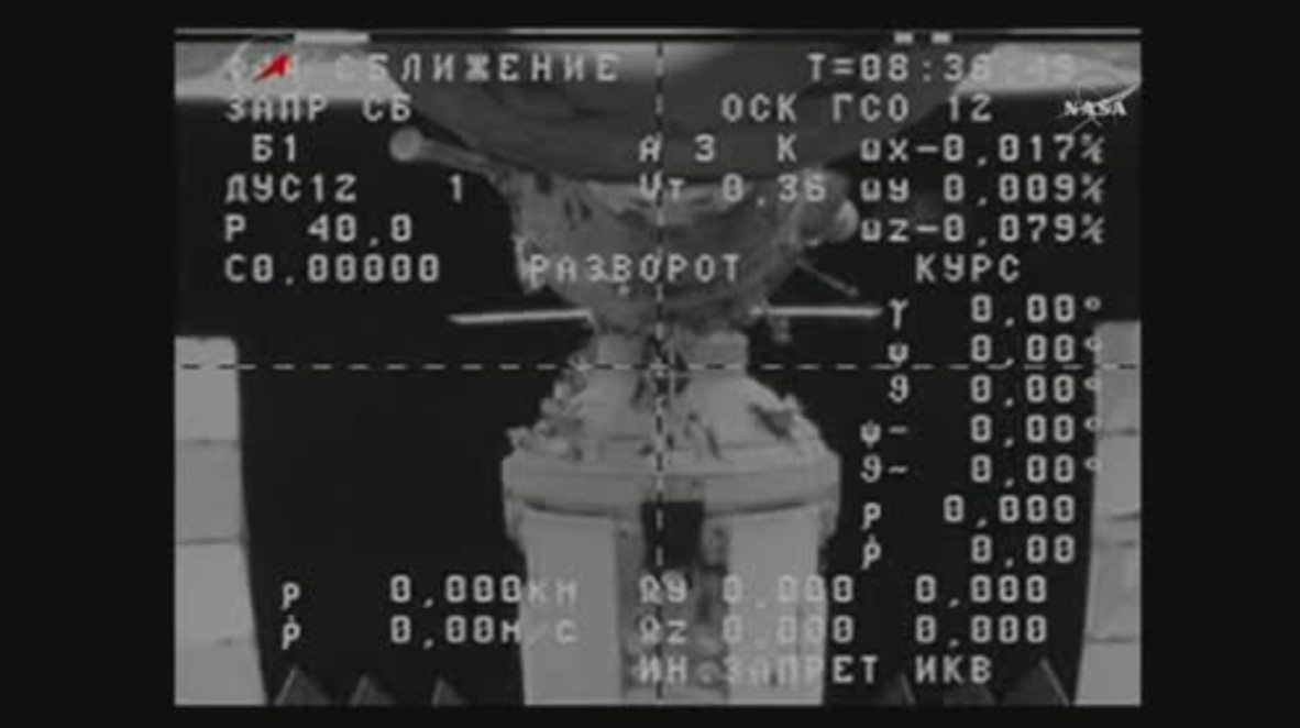Space: Russian cargo ship re-docks to ISS after test
