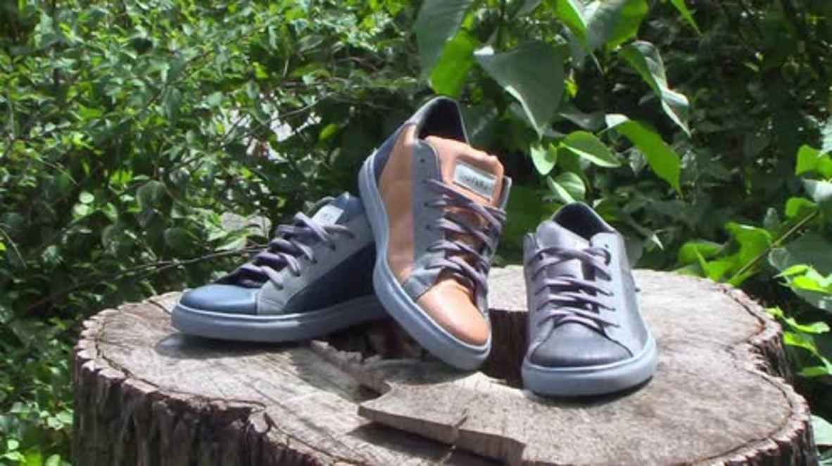 Germany: Forget clogs! 'Sustainable' WOODEN sneakers unveiled in Berlin |  Video Ruptly