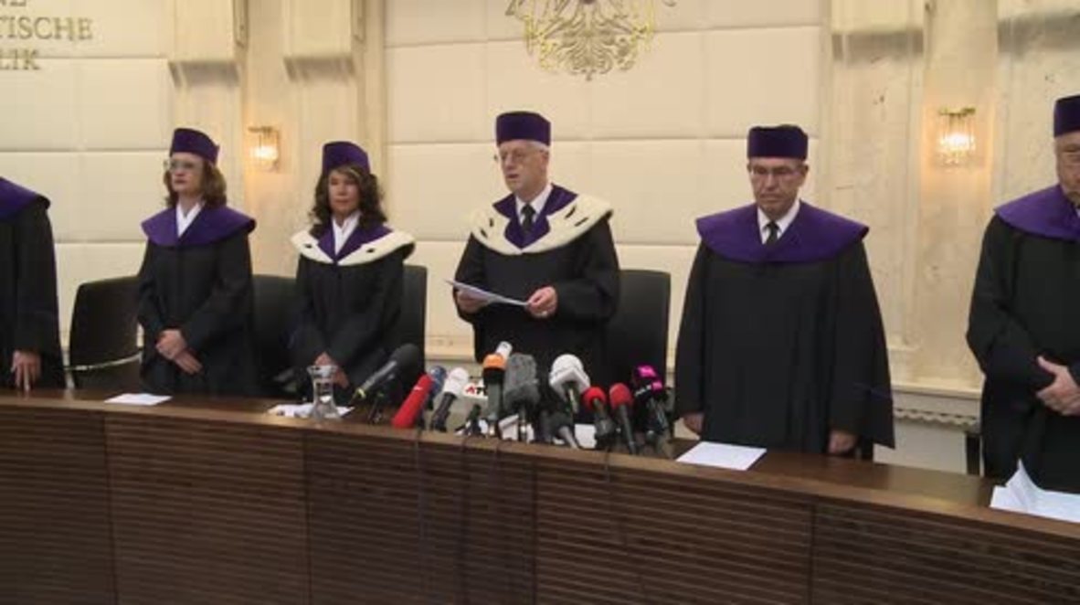 Austria: Constitutional court annuls presidential election result