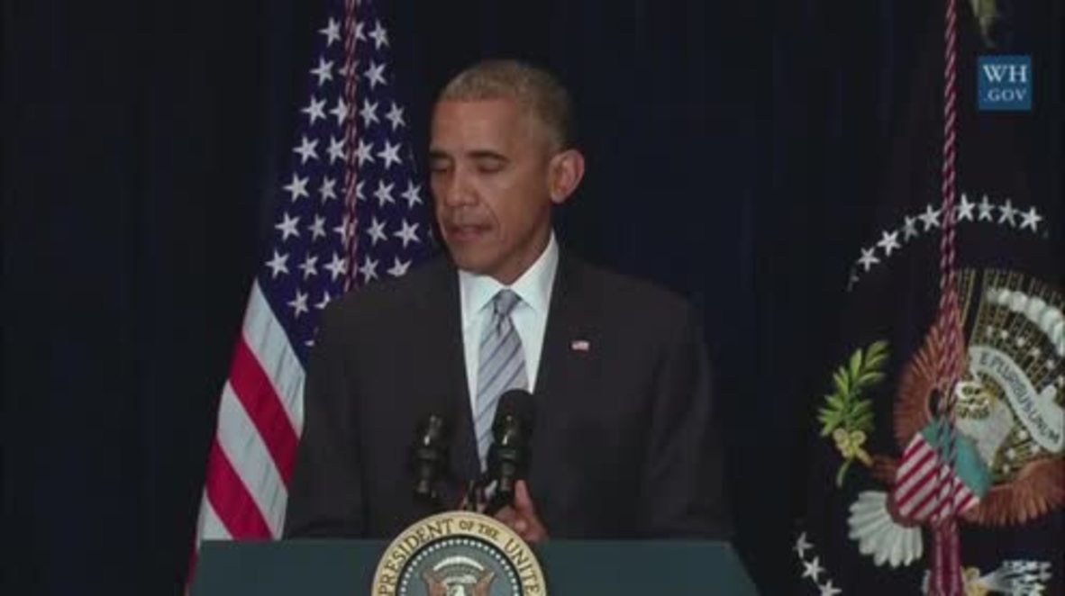Poland: Obama on police killings: "Not just a black issue, this is an American issue",