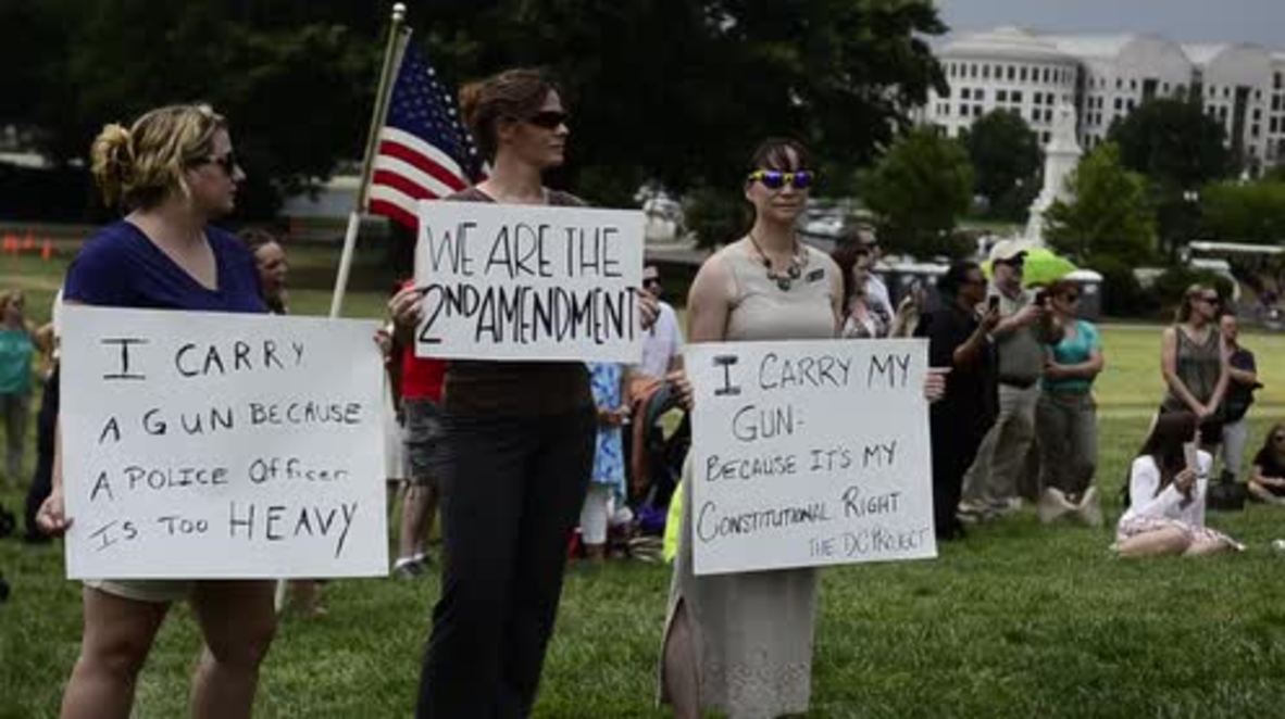 USA: Women rally for gun rights on Capitol Hill