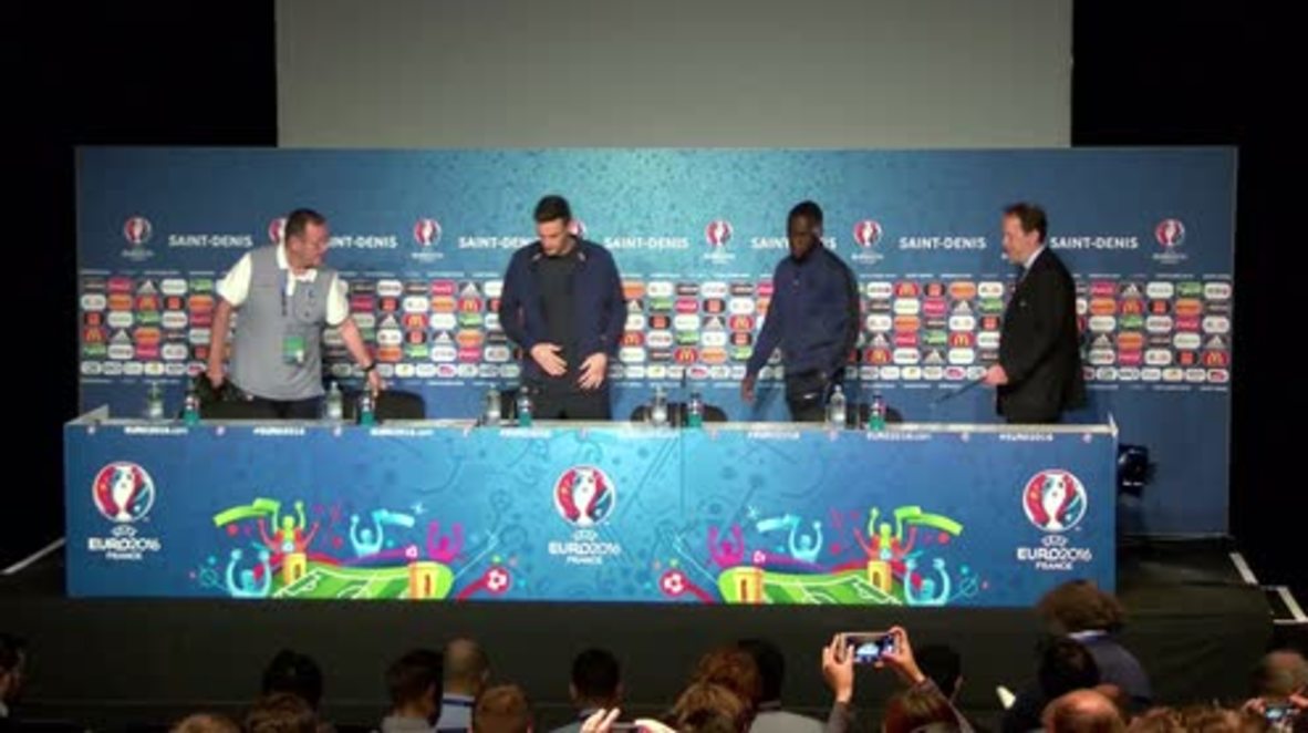 France: Lloris and Sagna give press conference ahead of Euro Cup final