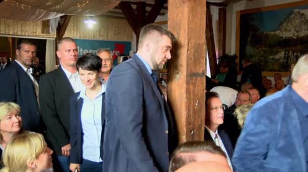 Germany: AfD official denounces 'influx of foreigners' during Brandenburg conference