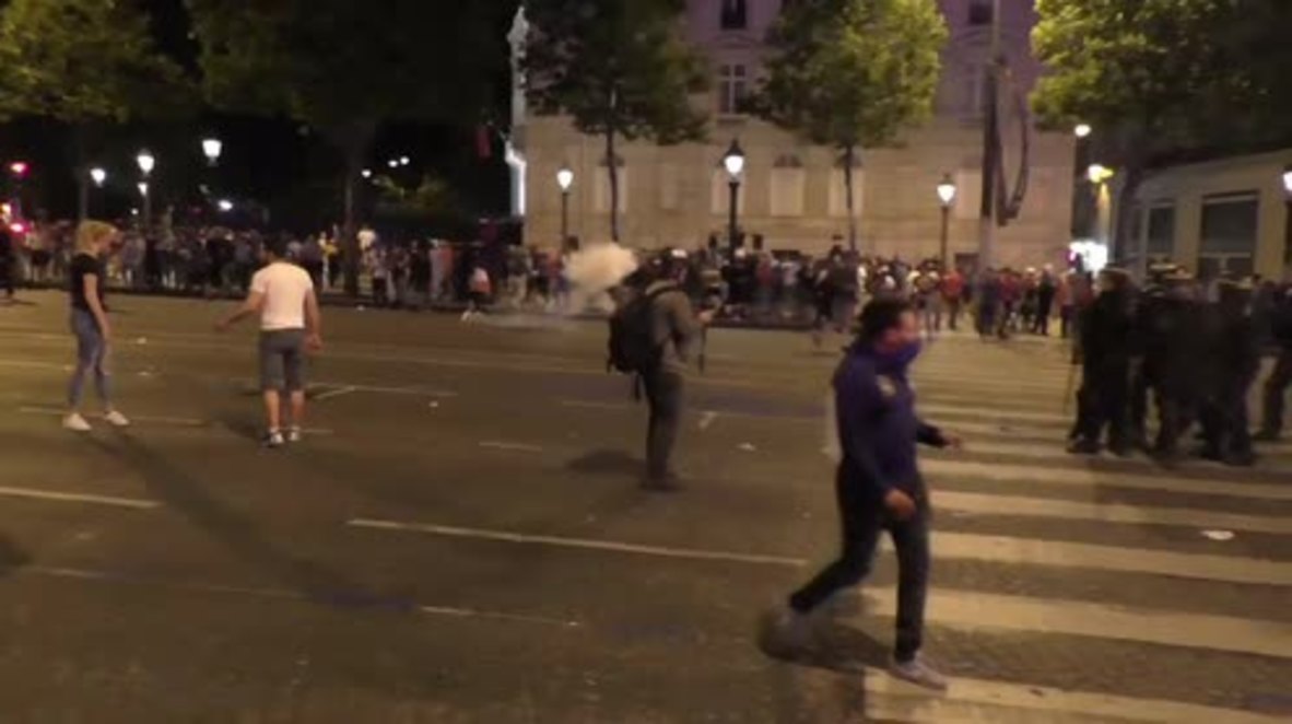 France: Paris BURNS as clashes erupt following Euro defeat
