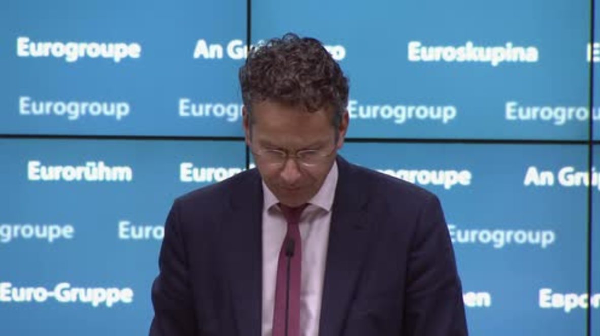 Belgium: Eurogroup endorses condemnation of Spain and Portugal - Djisselbloem