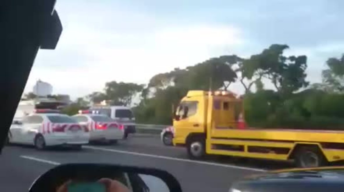 Taiwan: Fire on Chinese tourist bus kills all 26 on board