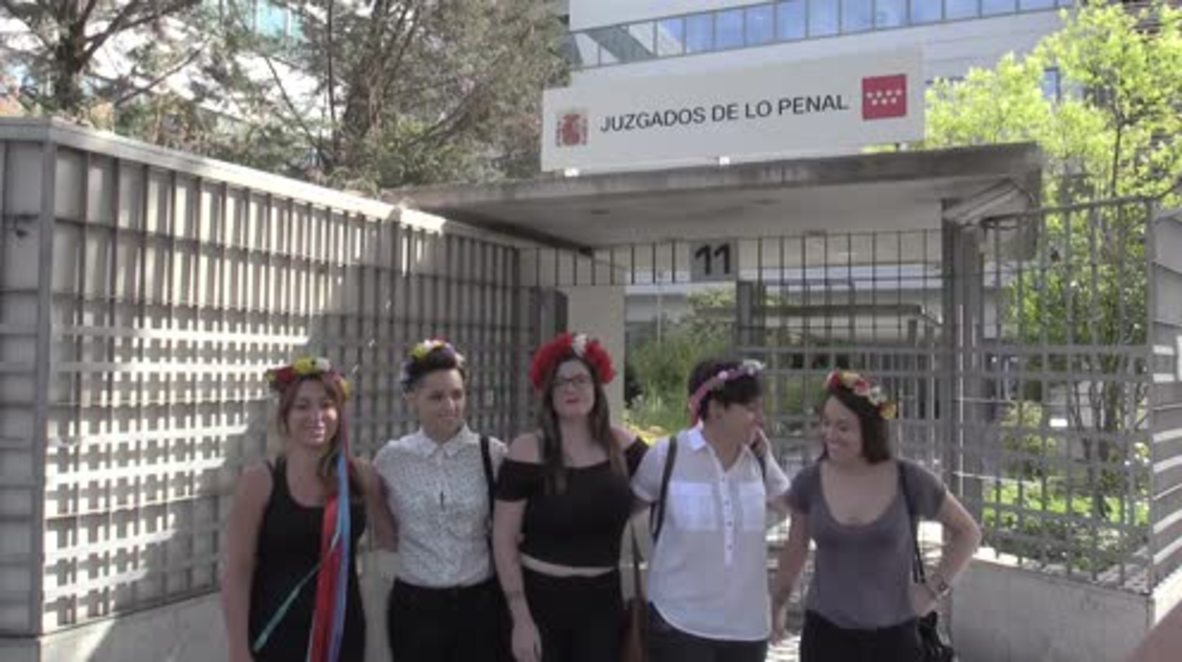 Spain: Femen activists go on trial after storming anti-abortion rally