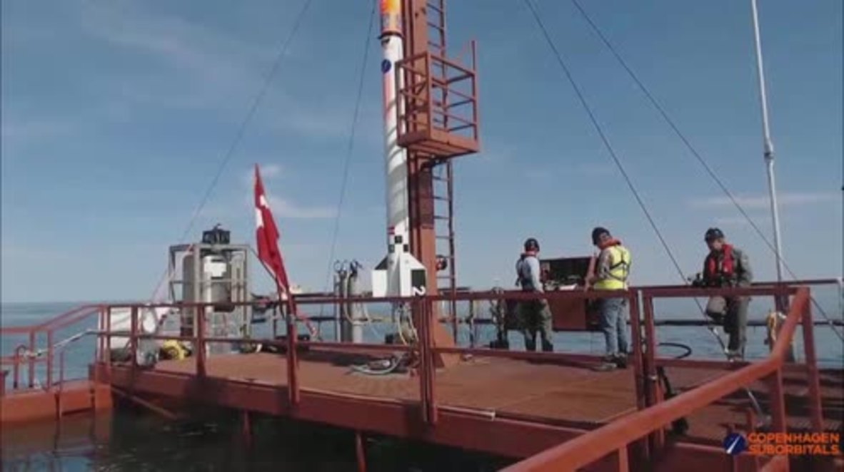Denmark: Amateur rocket Nexo I fails launch and crashes into the sea