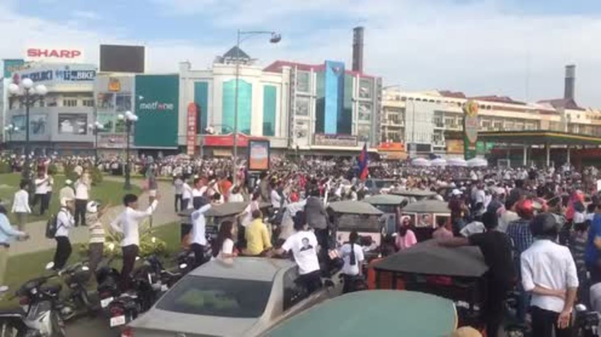 Cambodia: 10,000s turn out in Phnom Penh for funeral of slain govt. critic