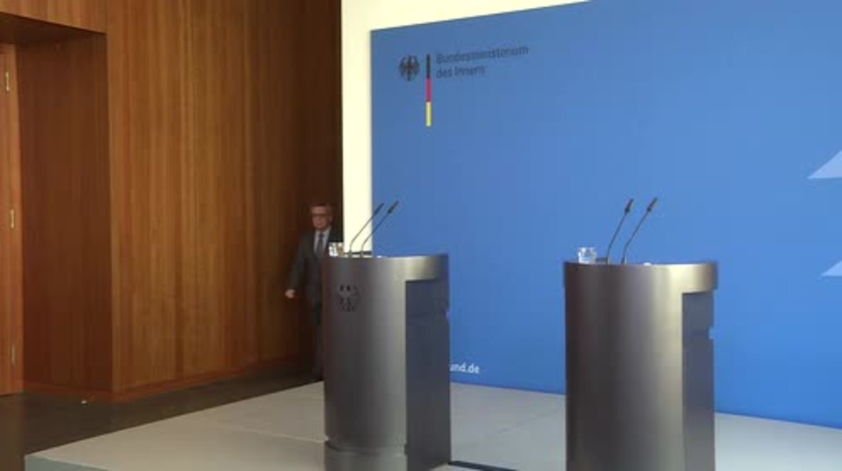 Germany: De Maiziere announces increased security presence following weekend's attacks