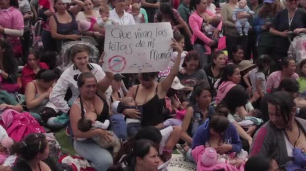 Colombia: 2,000 women celebrate World Breastfeeding Week in Bogota