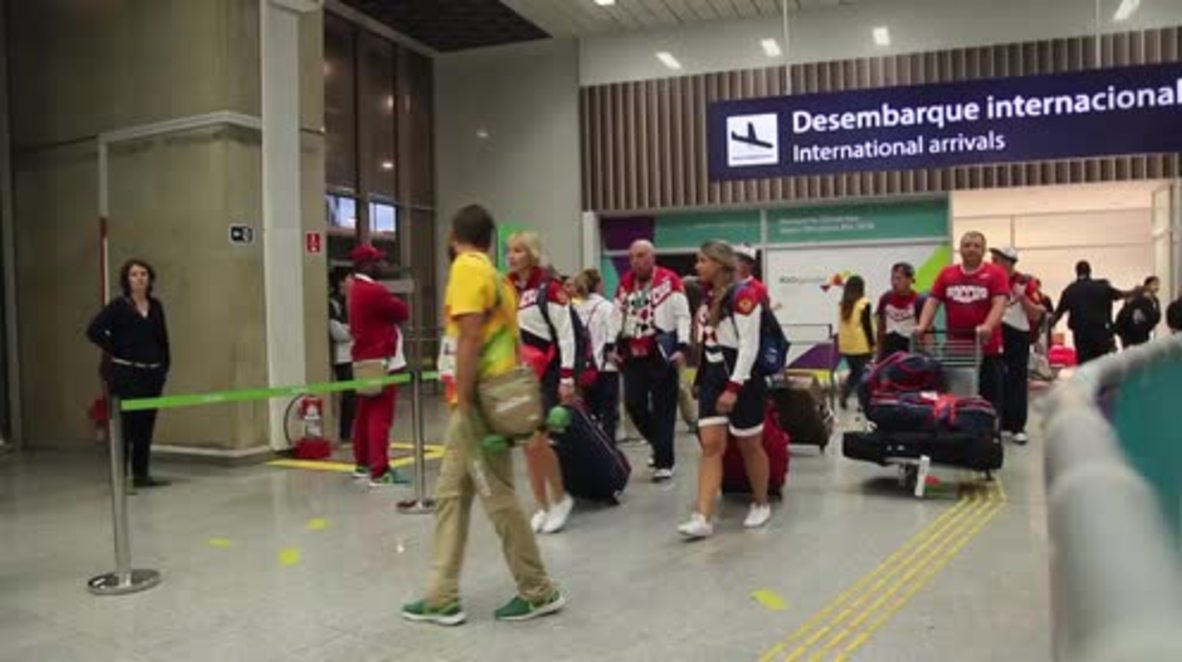 Brazil: Russia’s Olympic horse riding team arrive in Rio