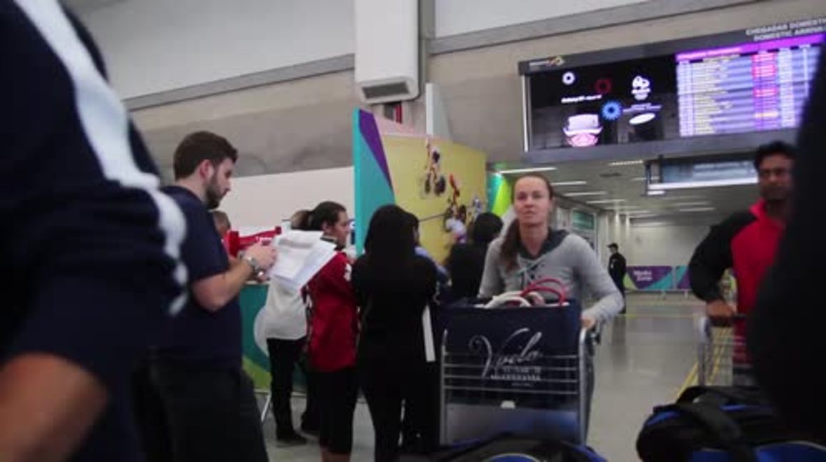 Brazil: Tennis star Martina Hingis arrives in Rio for Olympics