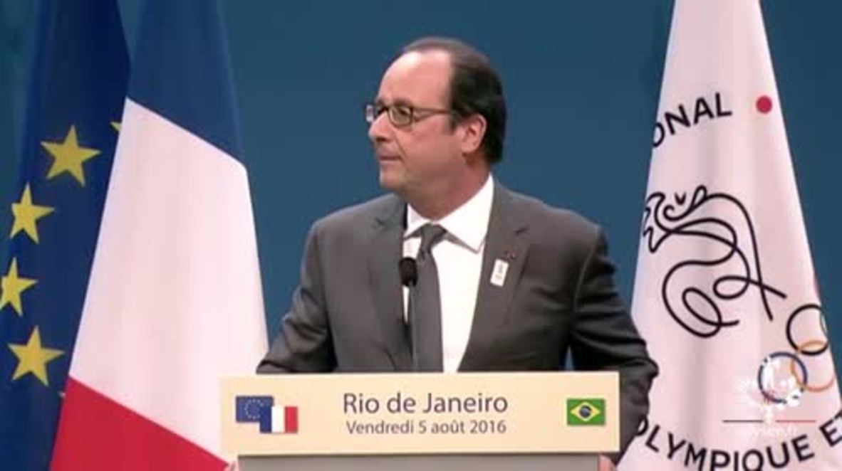 Brazil: Hollande calls for France to host 2024 Olympics despite terror attacks
