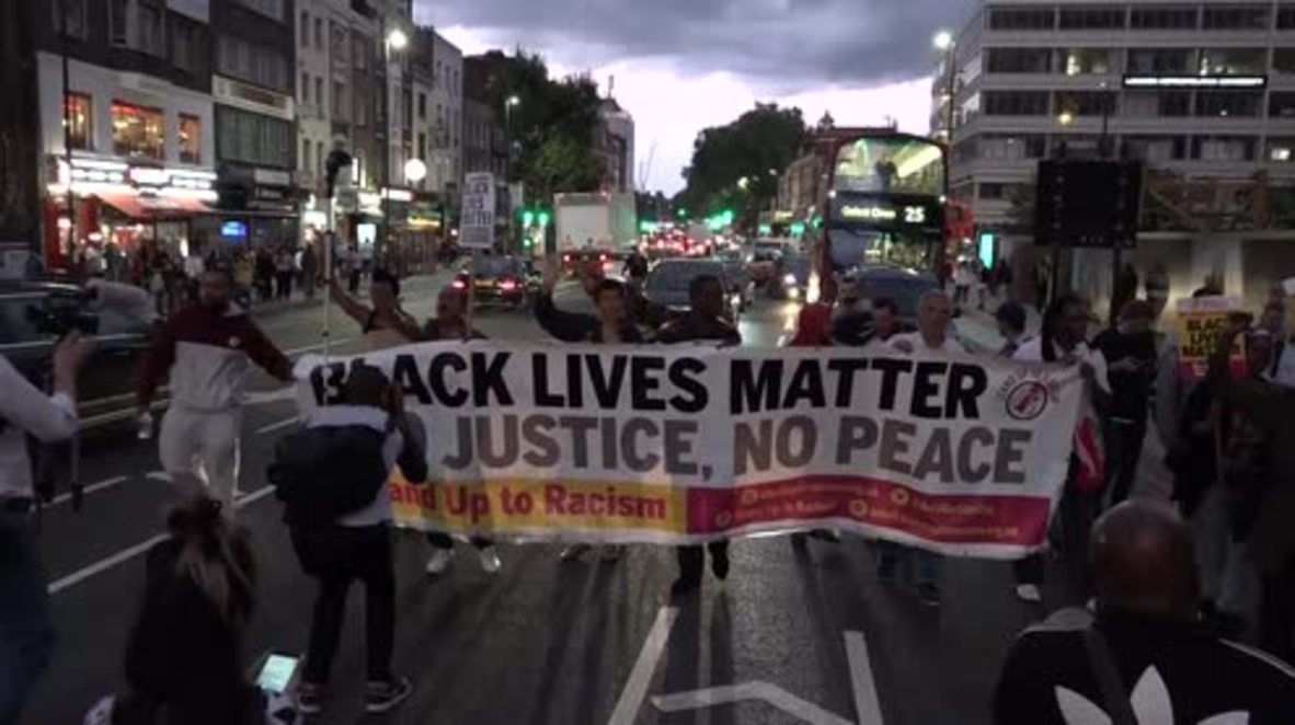 UK: Black Lives Matter activists block streets of E. London in protest against police violence