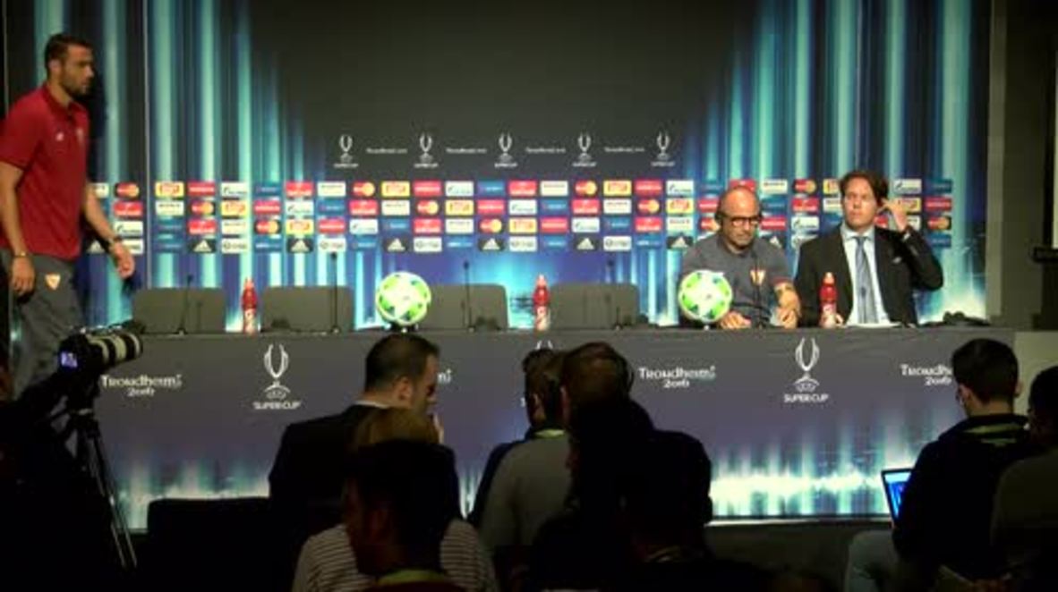Norway: FC Sevilla warm up ahead of Real Madrid Super Cup clash