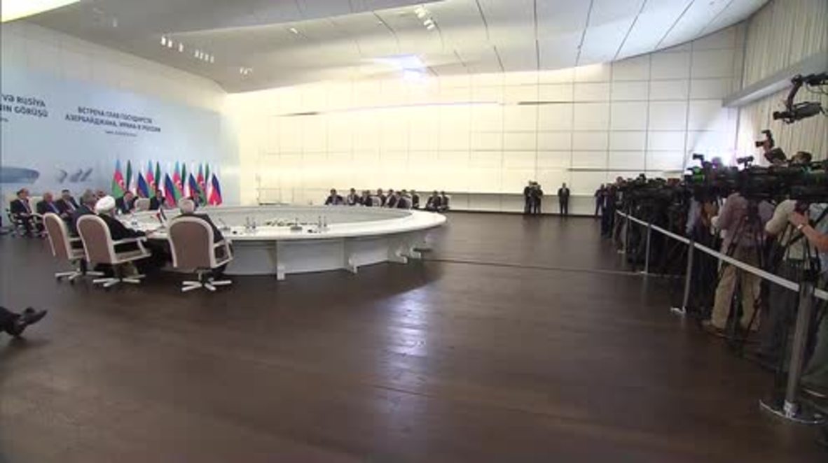 Azerbaijan: Putin meets Aliyev and Rouhani to strengthen trilateral ties