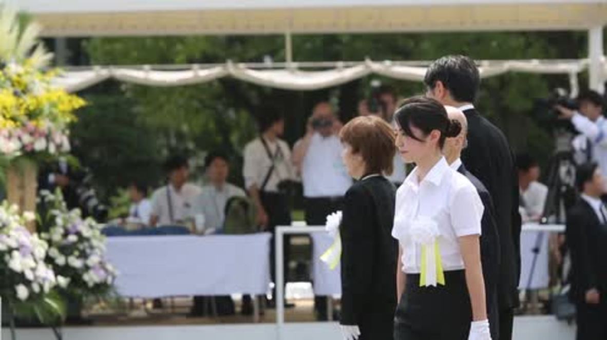 Japan: PM Abe attends Nagasaki memorial on anniversary of atomic bomb