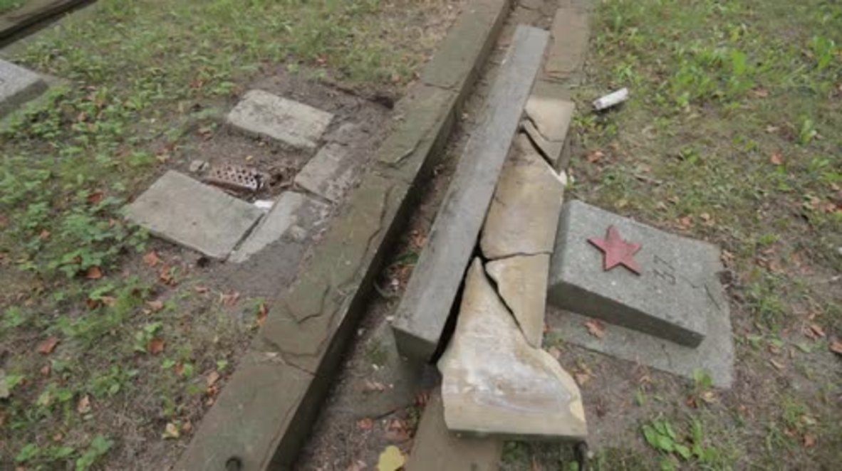 Poland: Soviet war graves damaged by vandals in Kielce