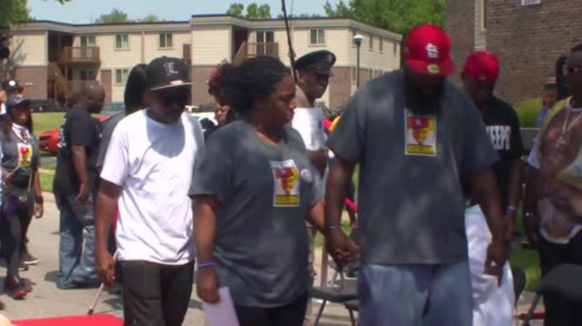 USA: Vigil for Michael Brown held on anniversary of his death
