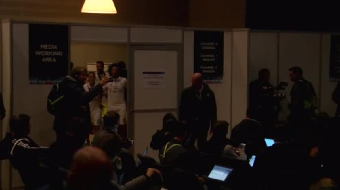 Norway: Super Cup winners Real Madrid gatecrash own press conference