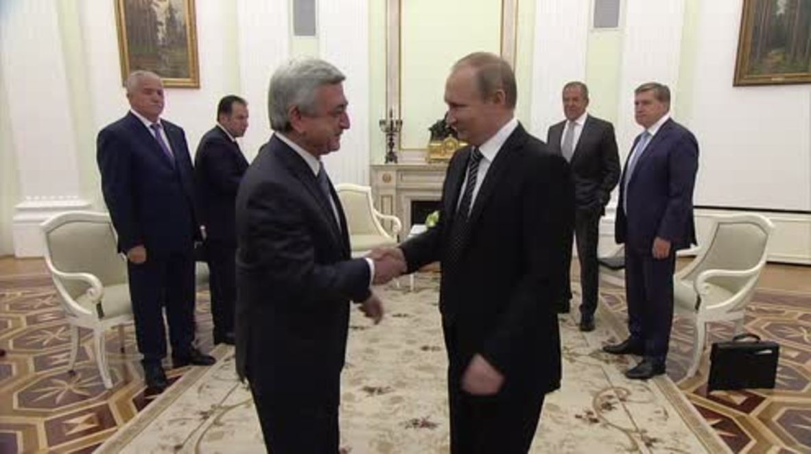 Russia: Putin meets Sargsyan to talk Nagorno-Karabakh and economic ties