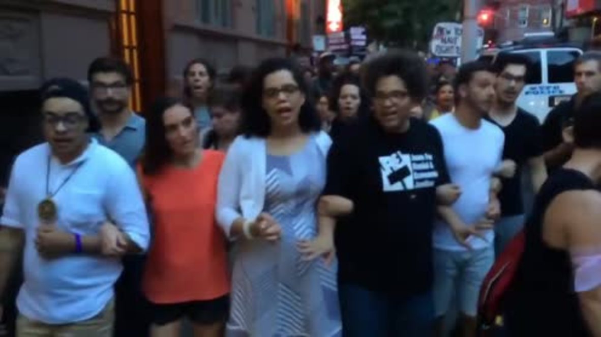 USA: Jews for Racial and Economic Justice lead Black Lives Matter Protest