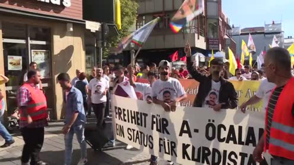 Germany: Hundreds of Kurds march in Bonn against imprisonment of PKK leader