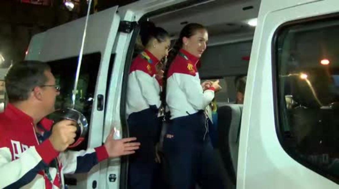 Brazil: Russian women's sabre fencing team honoured in Rio after multiple medal wins