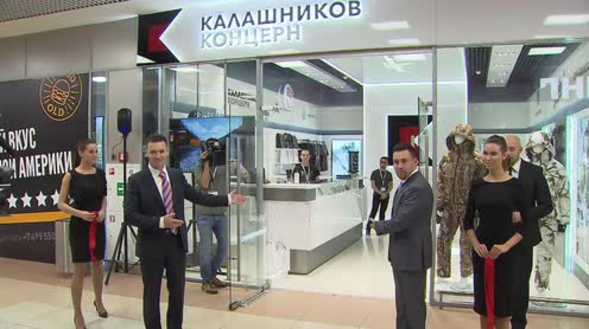 Russia: Kalashnikov opens own-brand store at Moscow's Sheremetyevo airport