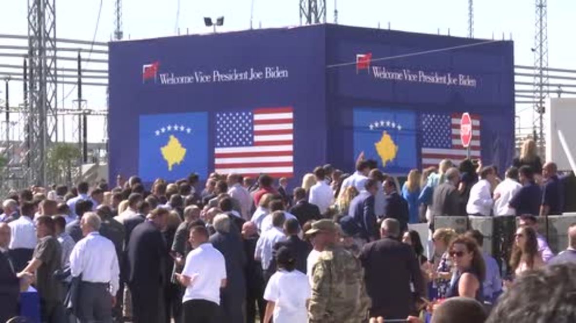 Serbia: Biden attends opening of road named after his late son near Sojevo
